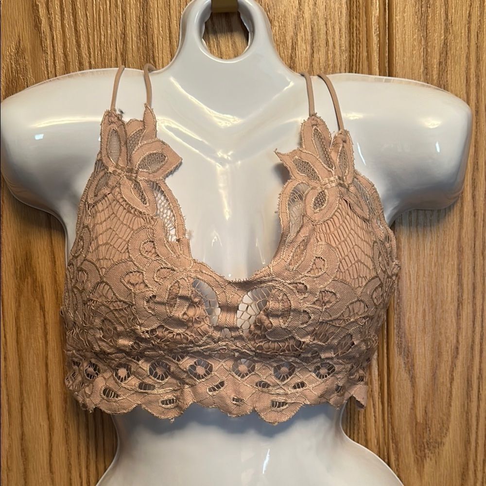 True Religion Lace Camisole in Tan